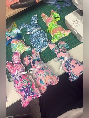 Handmade Easter bunny plush